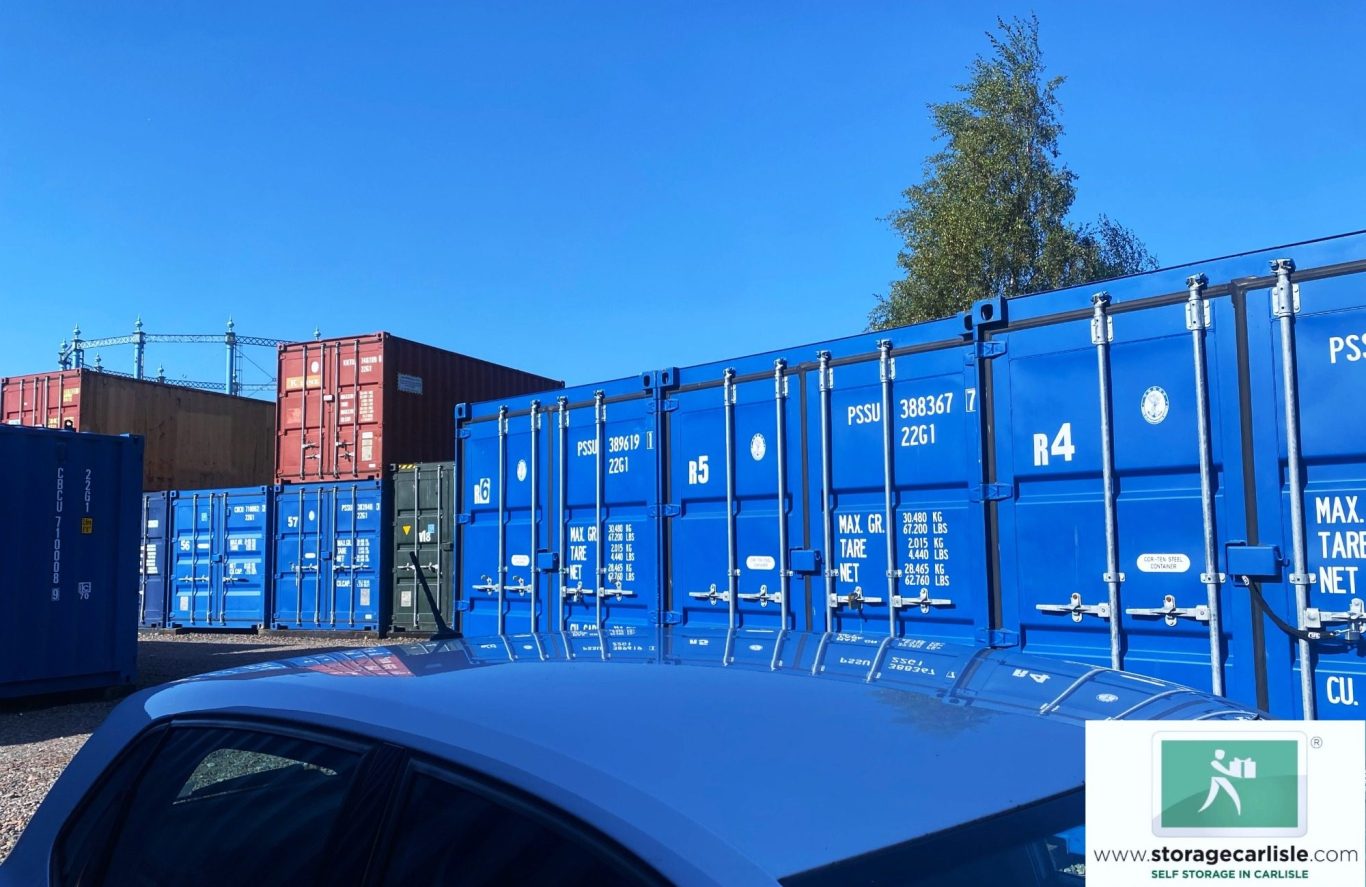 shipping containers at Storage Carlisle