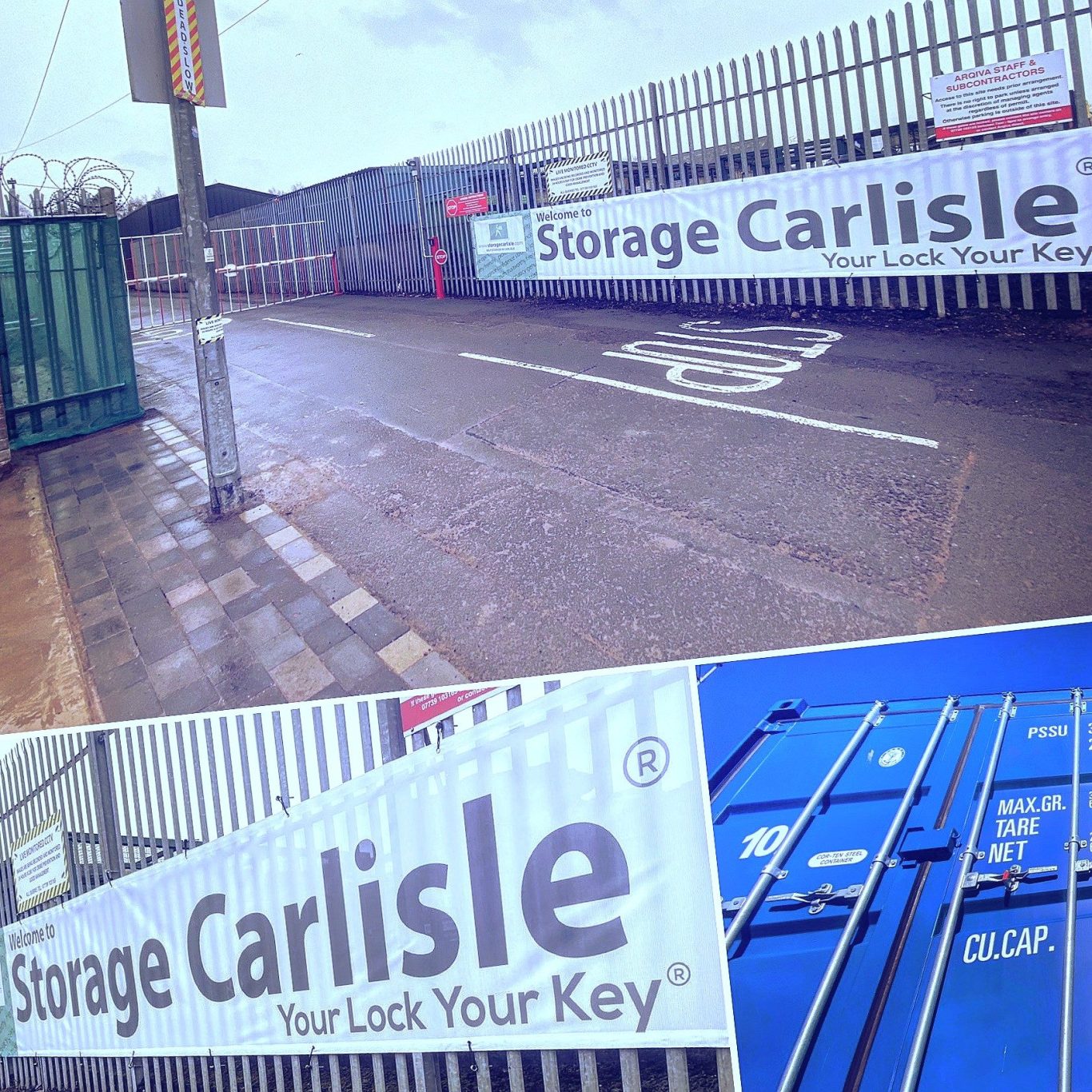 Storage Carlisle at Rome Street Depot main entrance