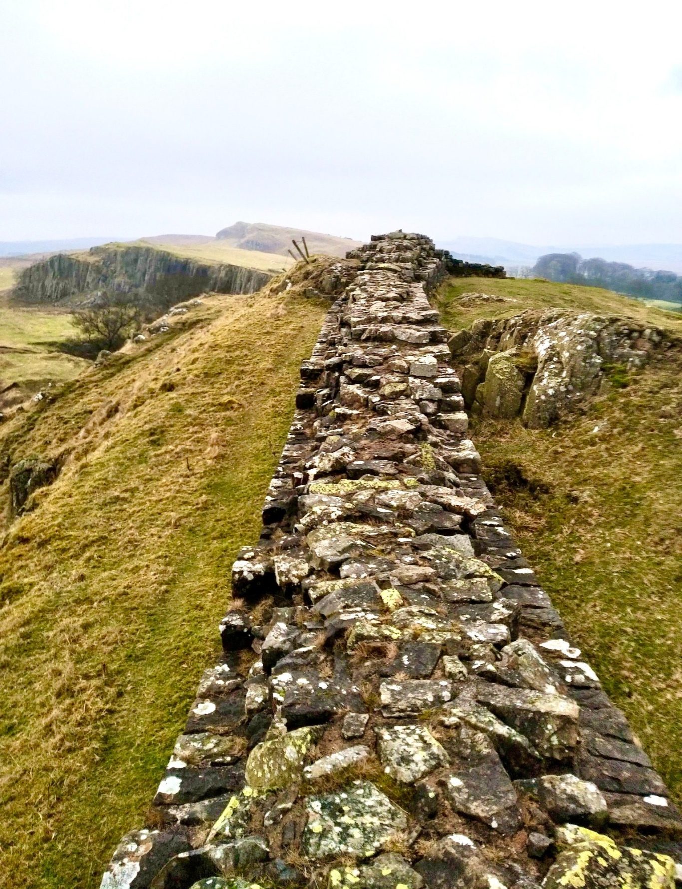 Hadrian's Wall during winter