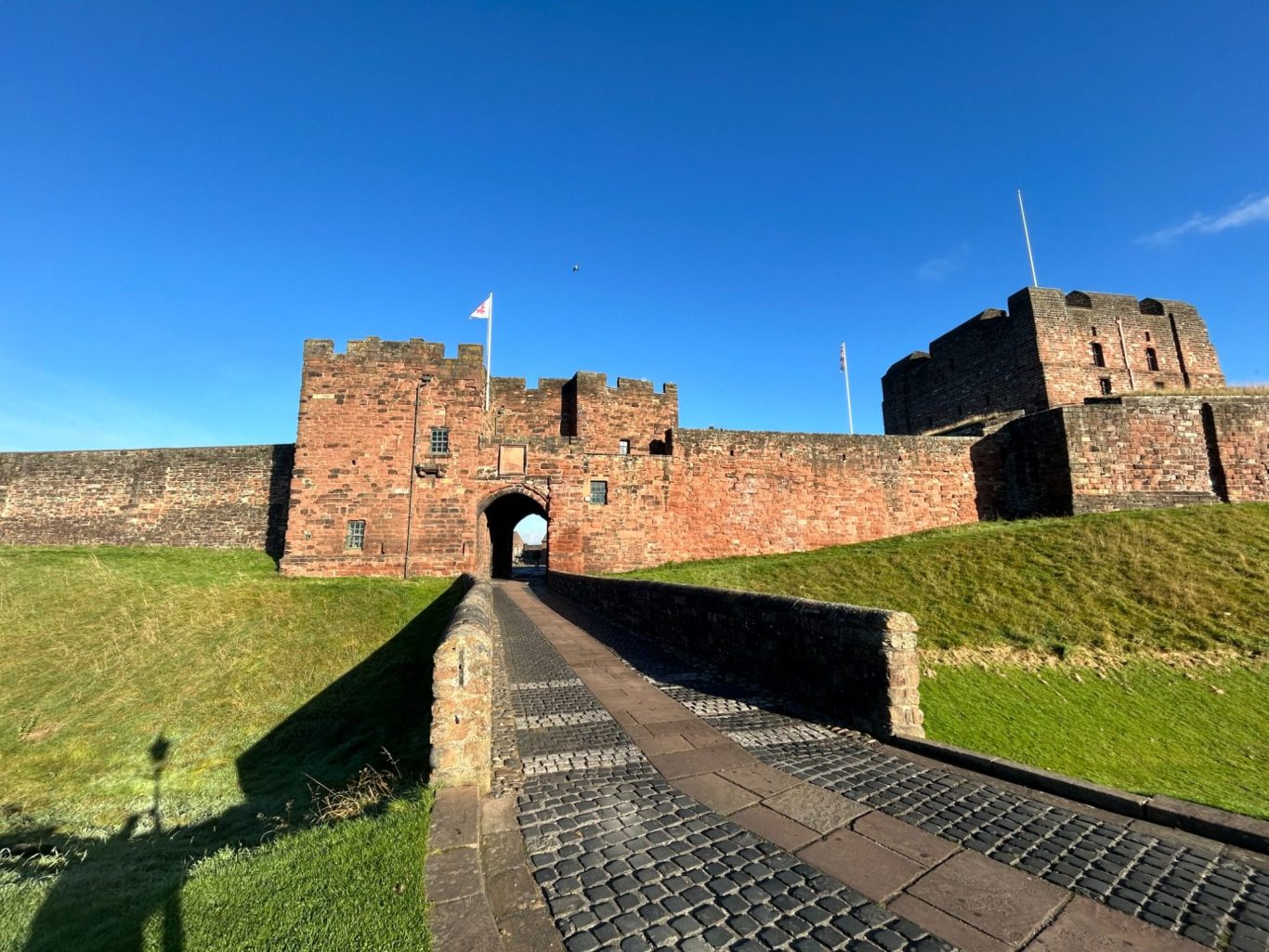 view of Carlisle Castle Cumbria