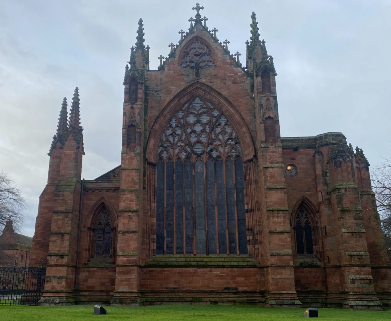 close up of Carlisle Cathedral